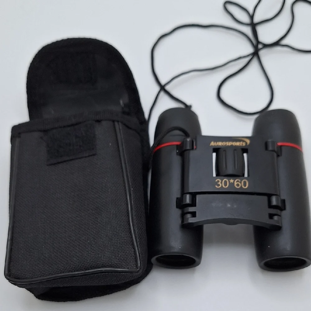 Black AURORASPORTS Binoculars with Case